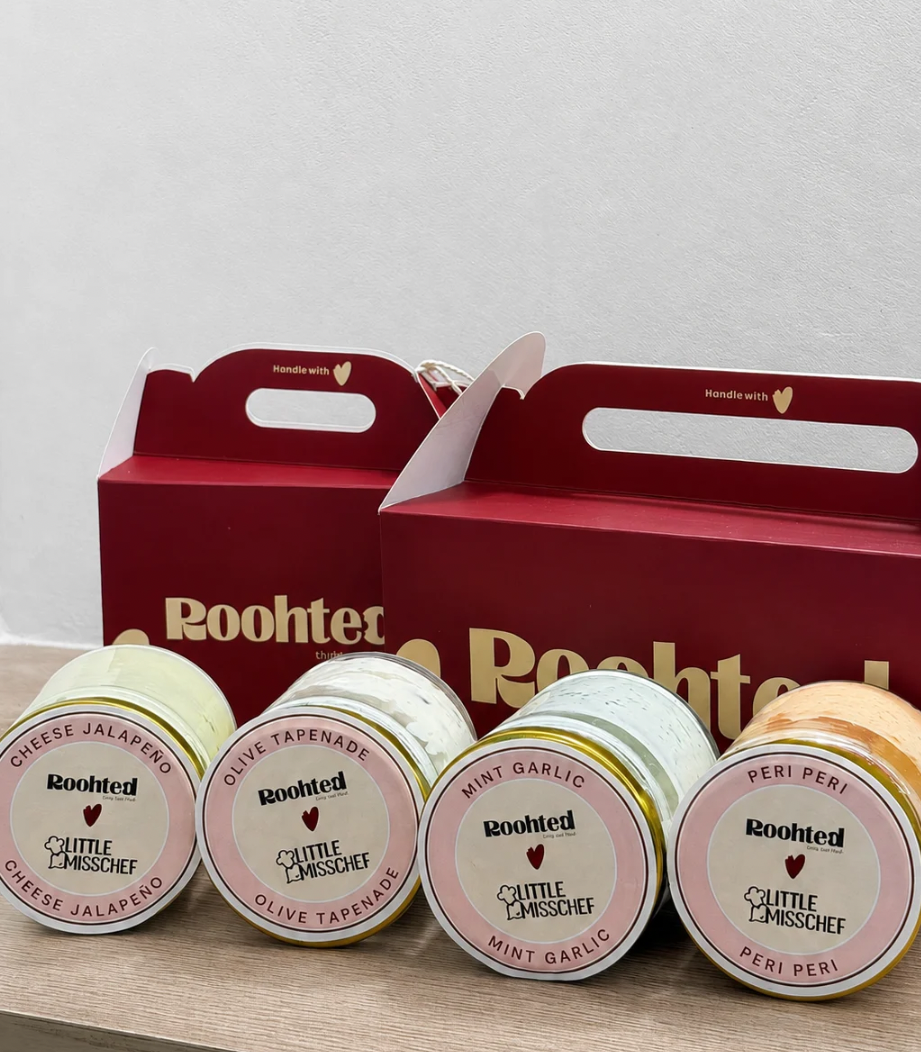 Roohted Assorted Box + 4 Dips - 70g Regular Box of 8