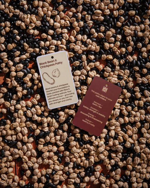 Black Bean & Chickpeas Patty