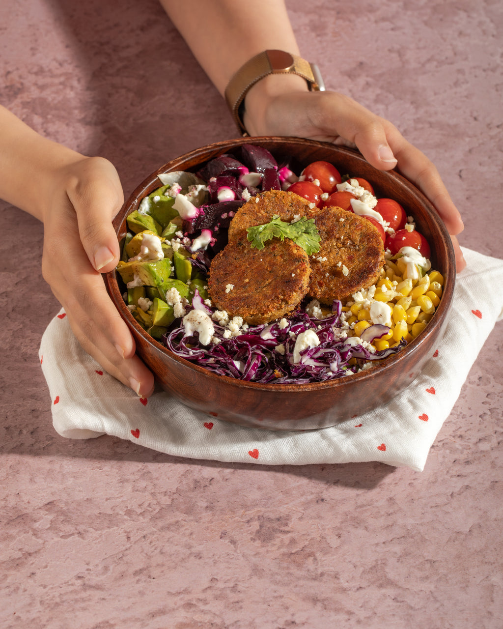 Black Bean & Chickpeas Patty