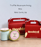 Truffle-Mushroom-Parmesan Patty + Mint Garlic Dip