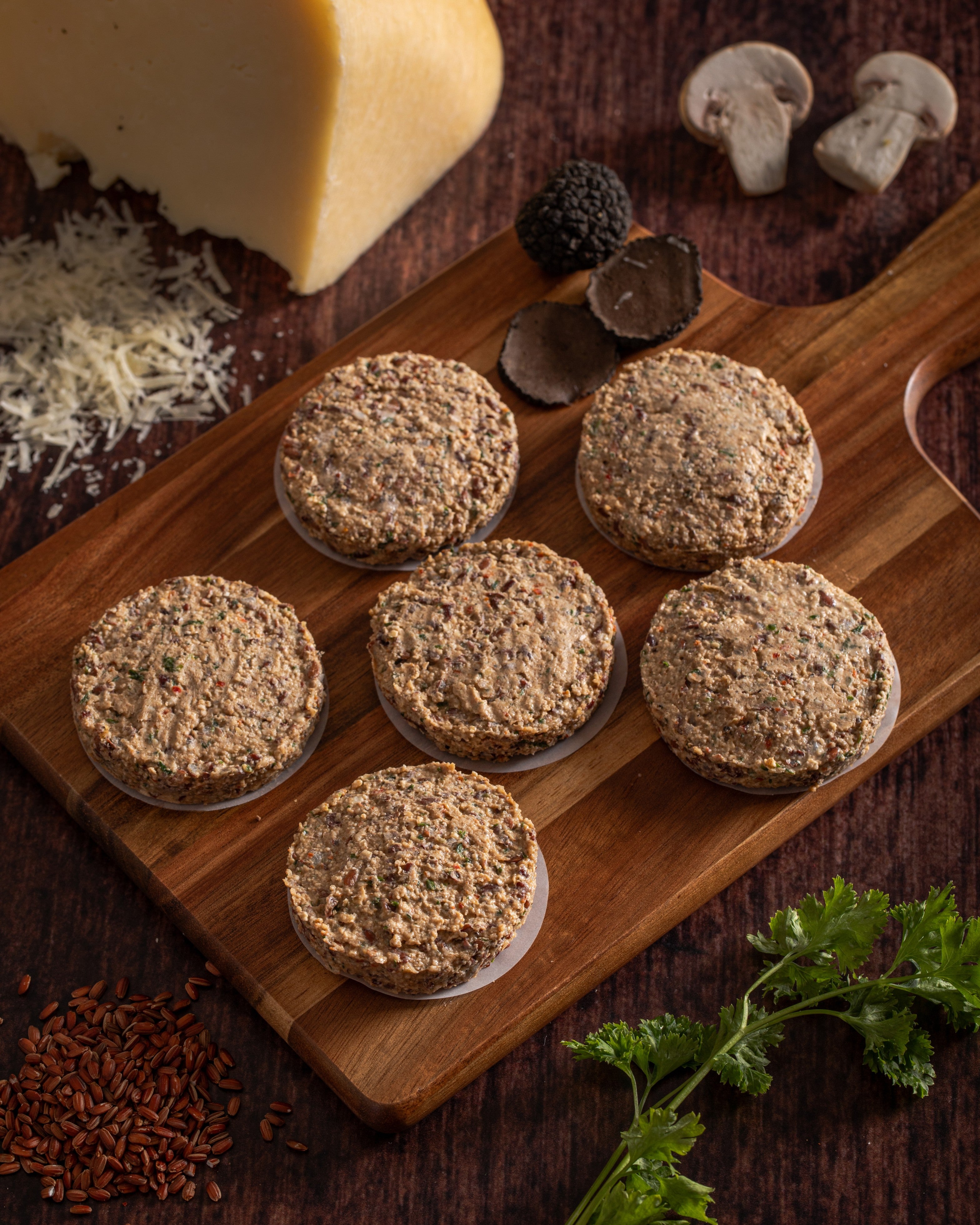 Truffle-Mushroom-Parmesan Patty
