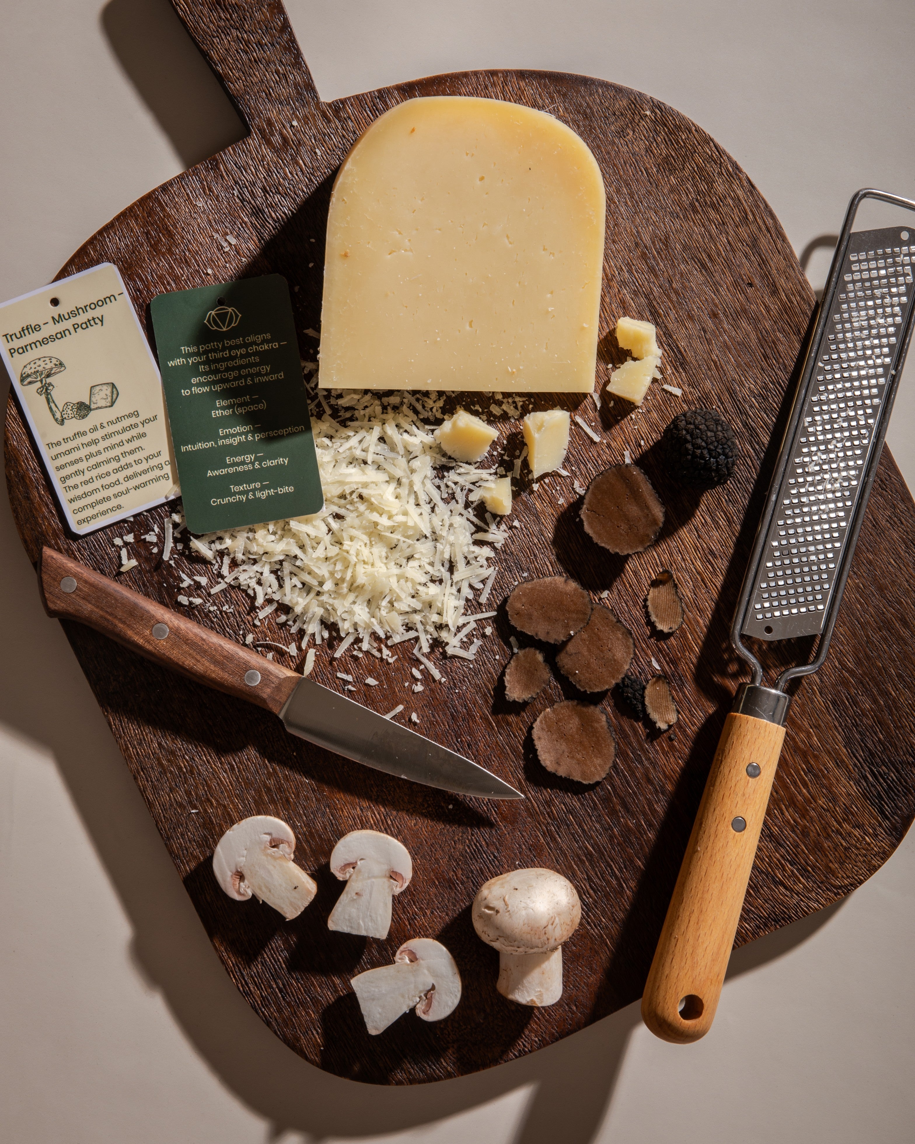 Truffle-Mushroom-Parmesan Patty